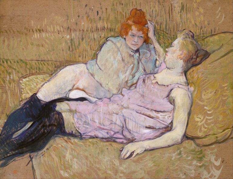 Le canapé – Toulouse Lautrec Henri de Toulouse-Lautrec