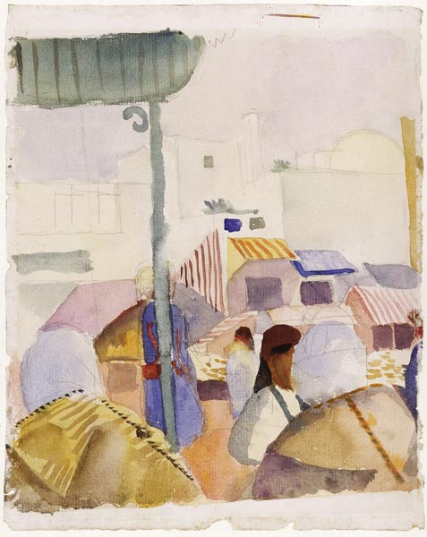 Marché de Tunis II – August Macke August Macke