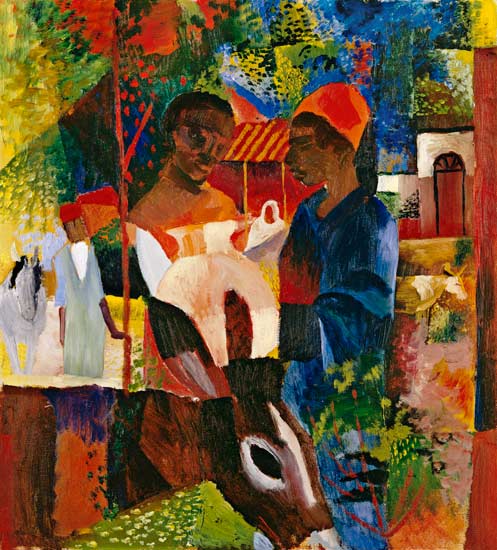 Un marché à Tunis – August Macke August Macke