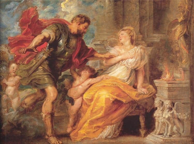 Mars et Rhea Silvia – Peter Paul Rubens Peter Paul Rubens