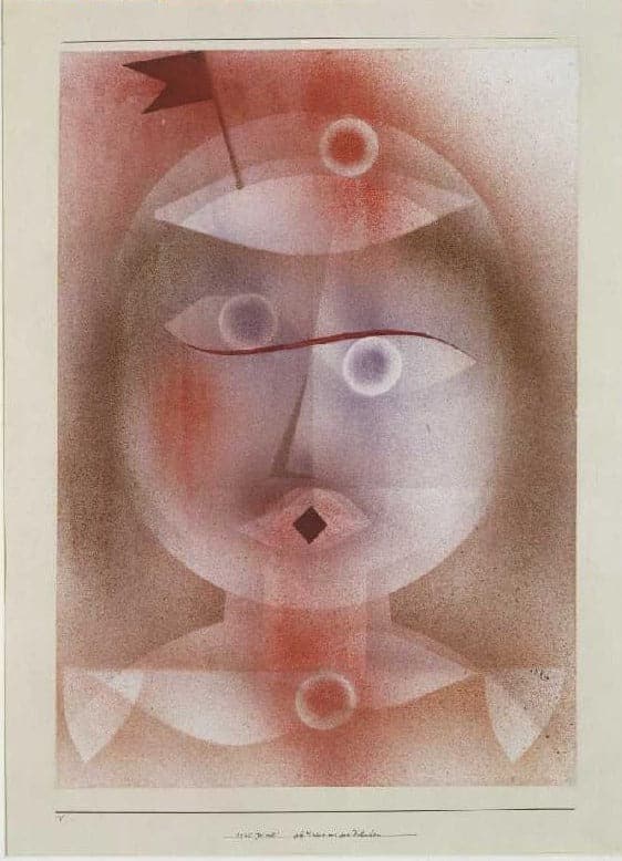 Masque avec des franges – Paul Klee Paul Klee