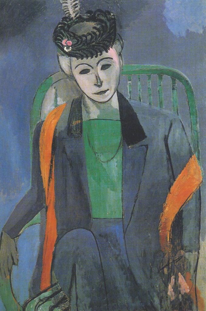 Portrait de Mme Matisse – Matisse Henri Matisse