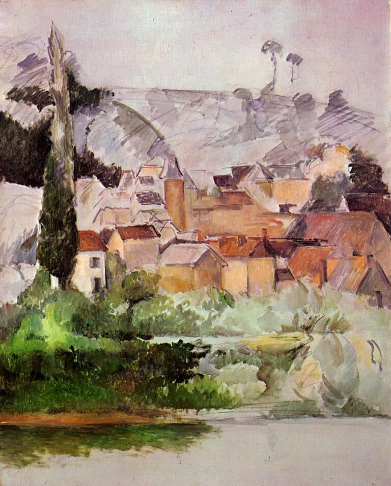 Château et village de medan – Paul Cézanne Paul Cézanne