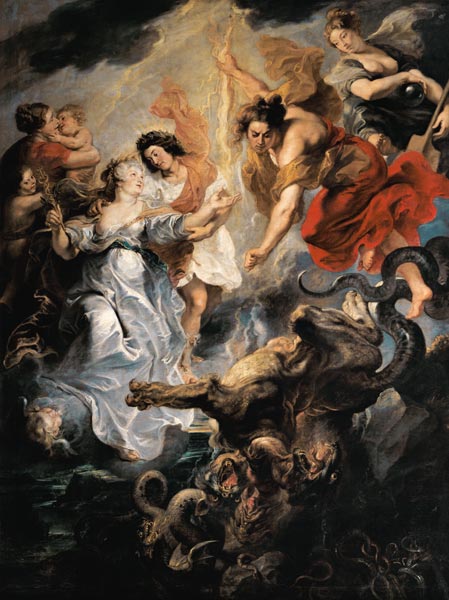 Cycle de Médicis : La réconciliation de la reine avec leur fils – Peter Paul Rubens Peter Paul Rubens