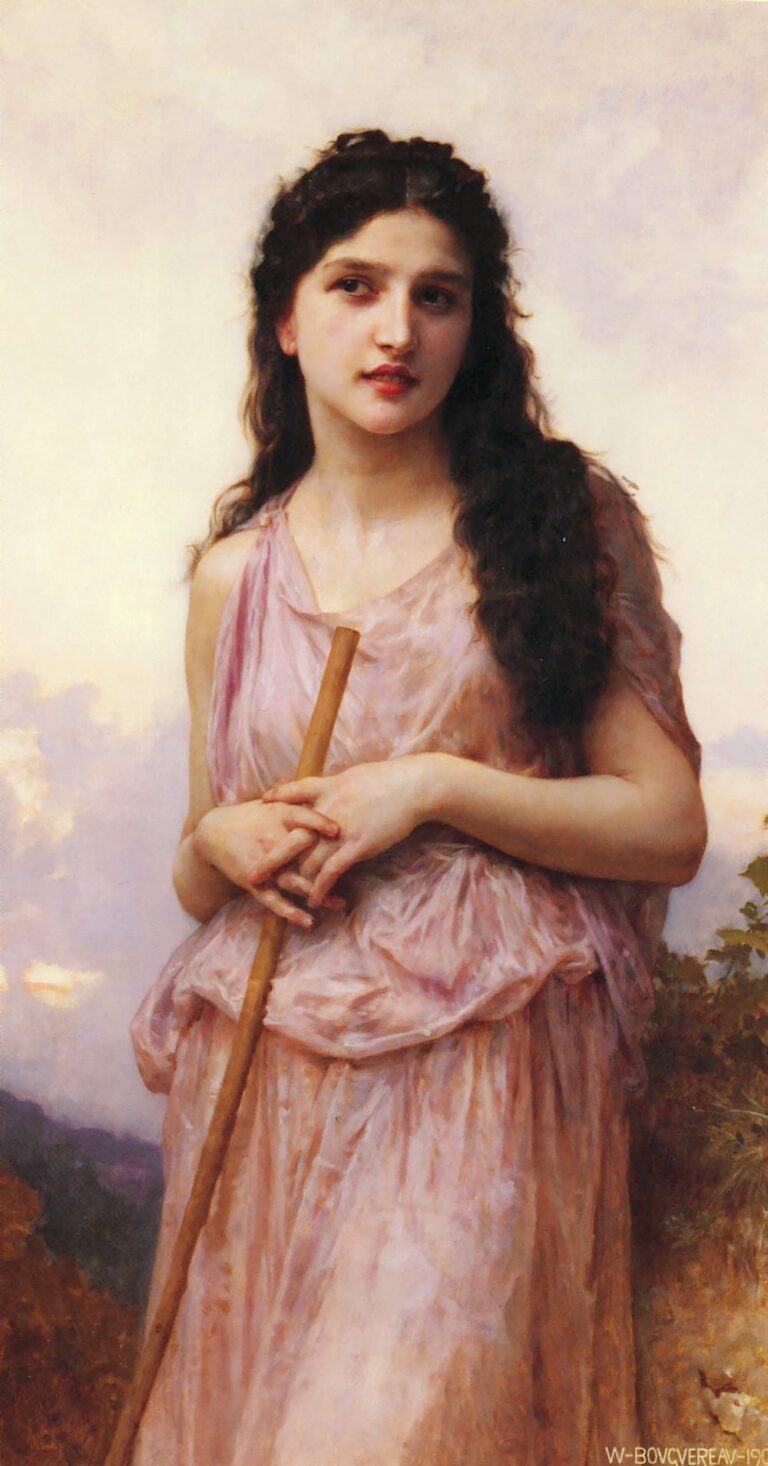 Méditation – William Bouguereau William Bouguereau