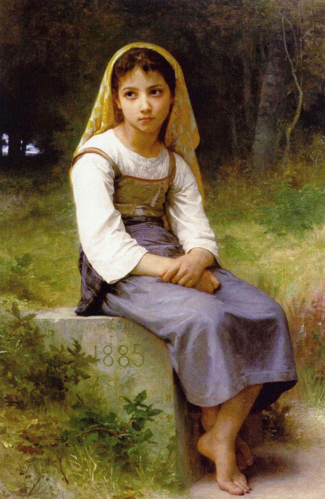 Méditation de William Bouguereau William Bouguereau