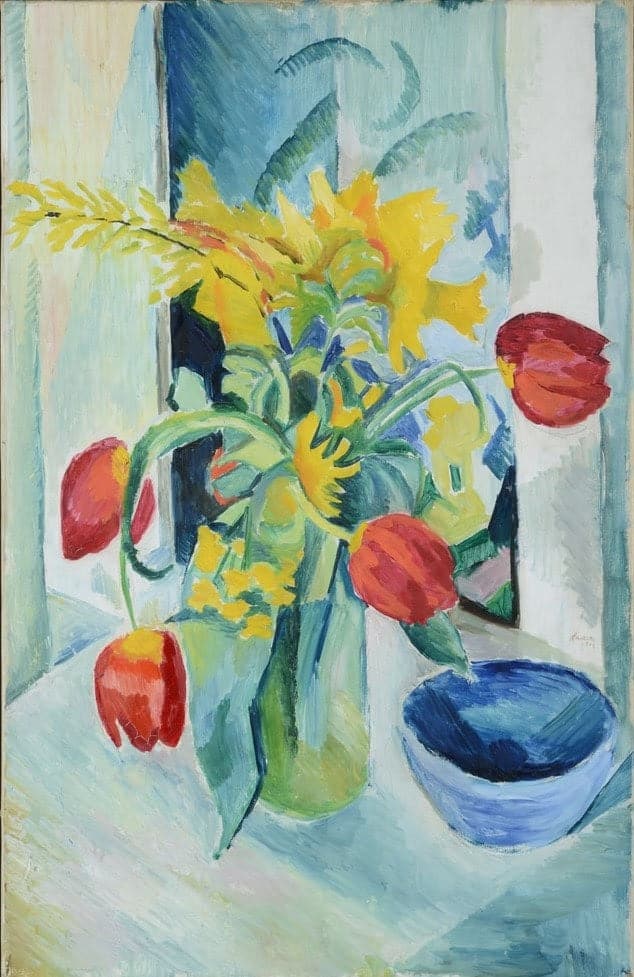 Nature morte avec des tulipes – August Macke August Macke