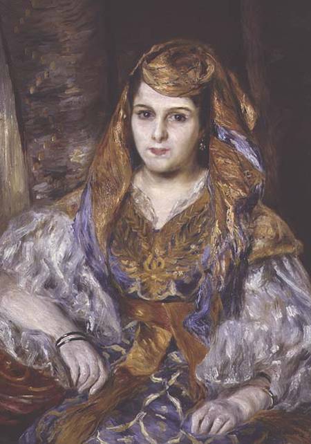 Mme. Clementine Stora en robe algérienne, ou La Femme Algérienne – Pierre-Auguste Renoir Pierre-Auguste Renoir