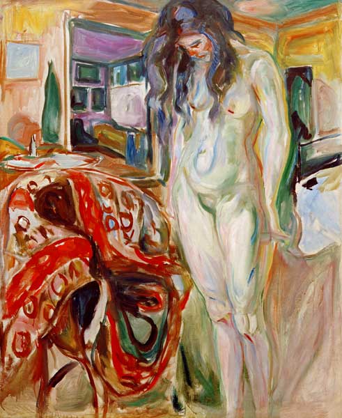 Modèle au fauteuil en osier I – Edvard Munch Edvard Munch