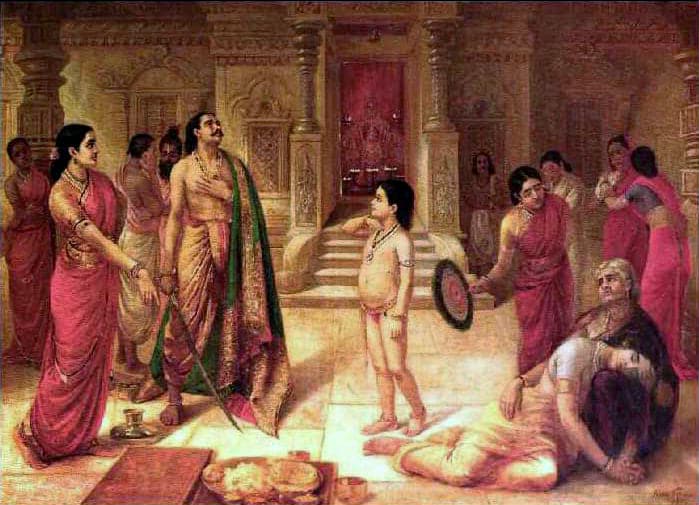 Mohini and Rugmangada to kill his own son Raja Ravi Varma – Raja Ravi Varma Raja Ravi Varma