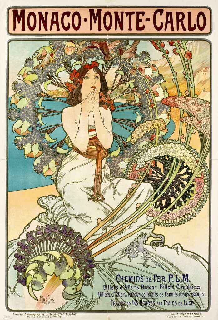 Monaco et Monte Carlo – Mucha Alphonse Mucha