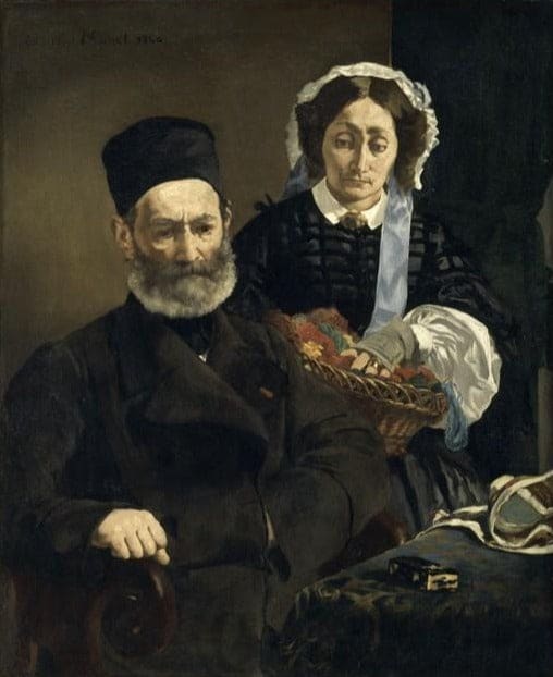 Monsieur et Madame Auguste Manet – Edouard Manet Édouard Manet