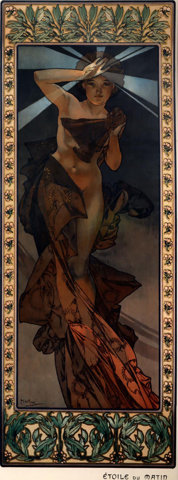 Étoile du matin – Mucha Alphonse Mucha