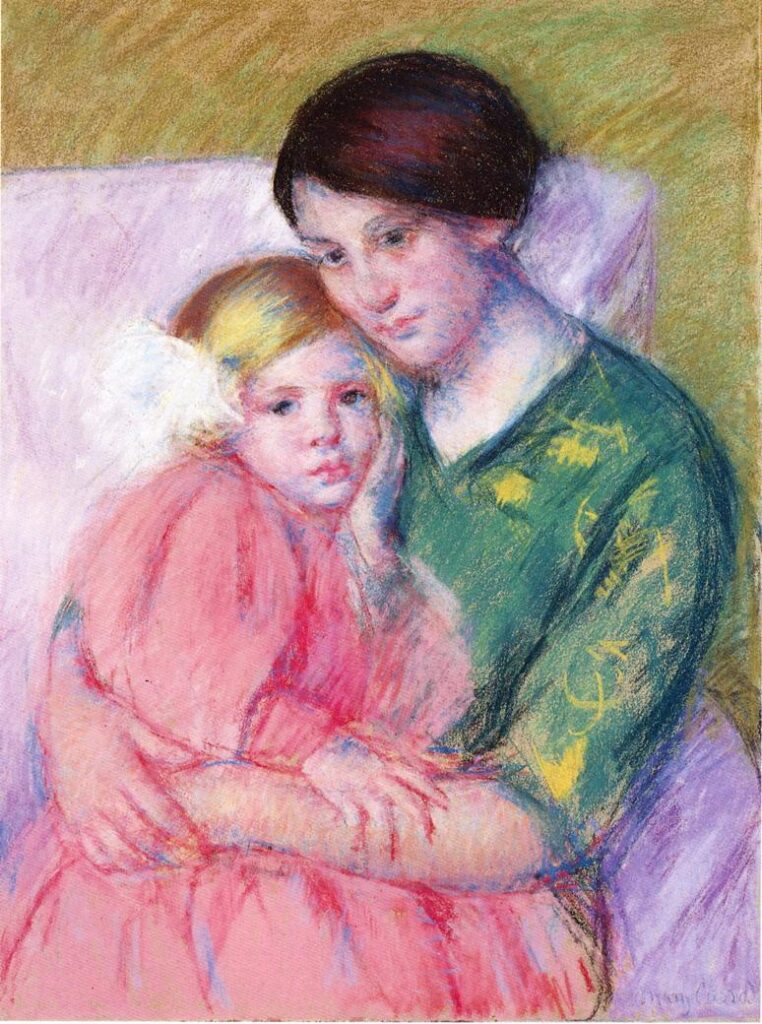 Lecture de la mère et de l’enfant – Mary Cassatt Mary Cassatt