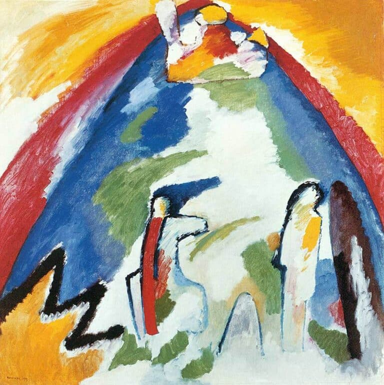 Une montagne 1909 – Vassily Kandinsky Vassily Kandinsky