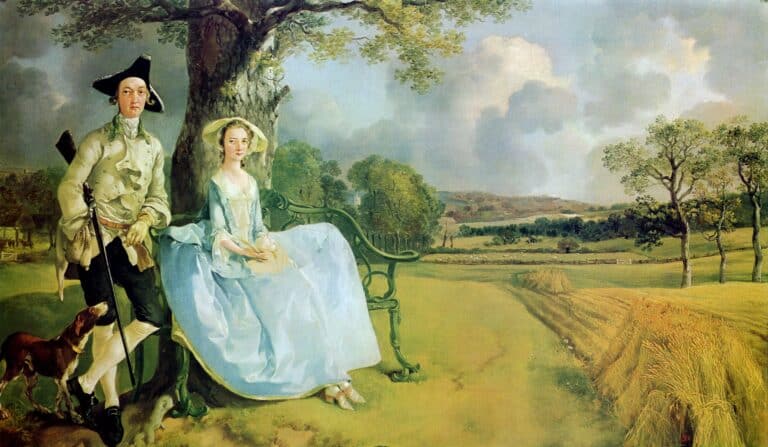 Mr. and Mrs. Andrews –  Thomas Gainsborough Thomas Gainsborough