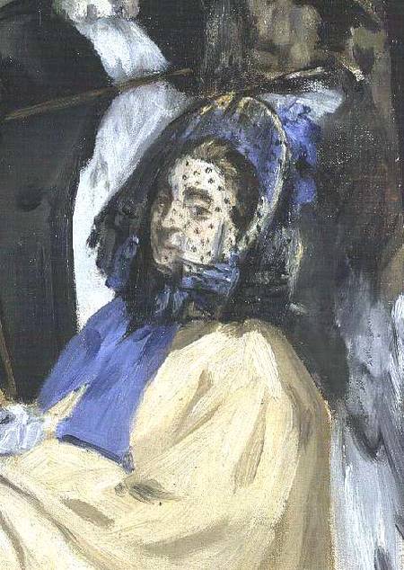 Détail d’une femme voilée – Edouard Manet Édouard Manet