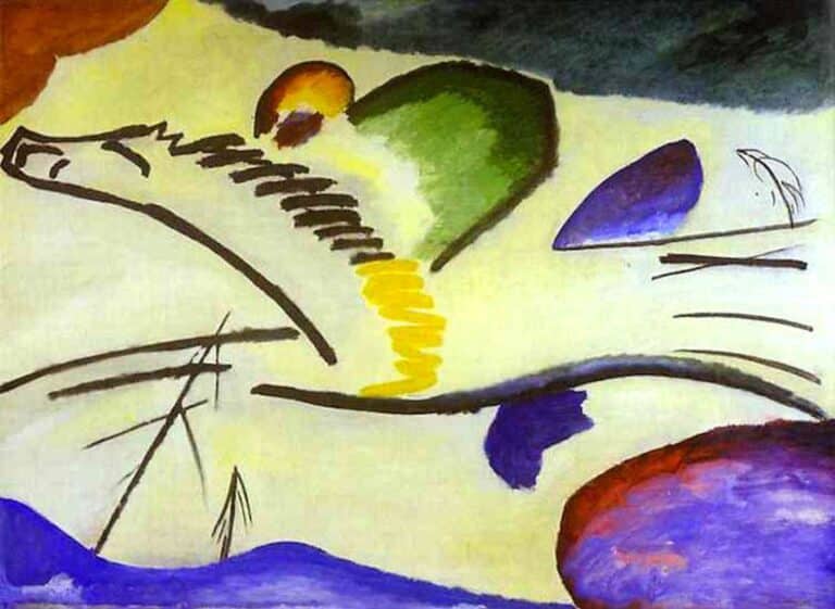 Homme lyrique sur un cheval – Vassily Kandinsky Vassily Kandinsky