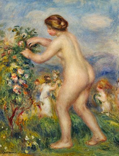 Jeune femme nue dans le paysage – Pierre-Auguste Renoir Pierre-Auguste Renoir