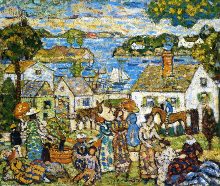 New England Harbour – Maurice Prendergast Maurice Prendergast