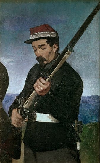 Officier non commissionné tenant son fusil – Edouard Manet Édouard Manet