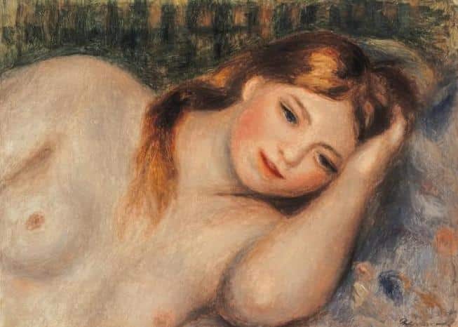 Nu (Jeune fille couchée en buste) – Pierre-Auguste Renoir Pierre-Auguste Renoir