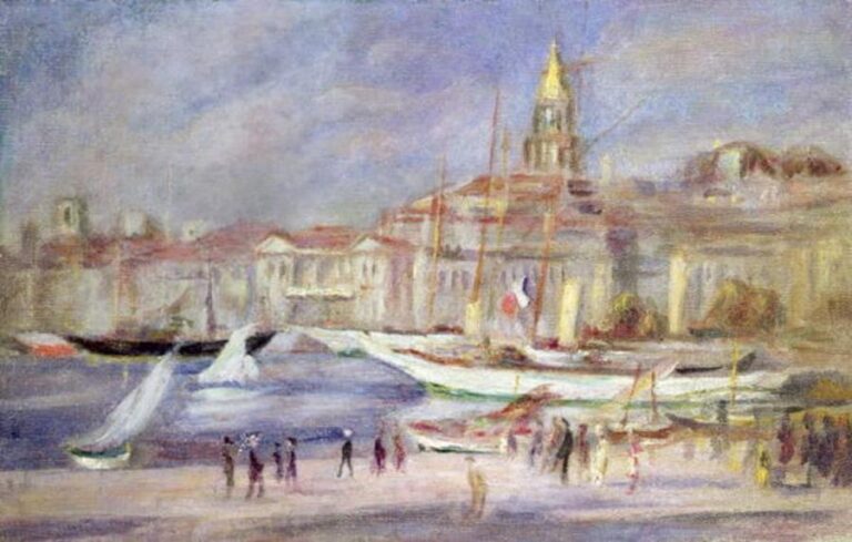 Le vieux port de Marseille – Pierre-Auguste Renoir Pierre-Auguste Renoir