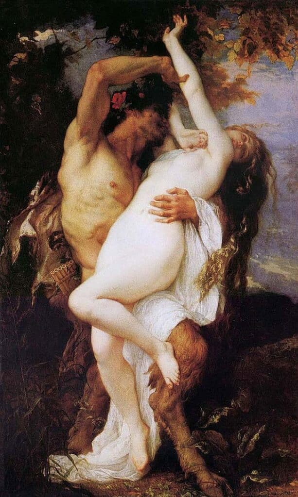 Nymphe et Satyre – Alexandre Cabanel Alexandre Cabanel