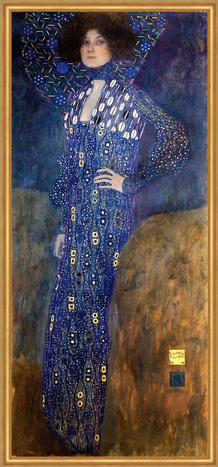 Portrait de Emilie Flöge II – Gustav Klimt Gustav Klimt