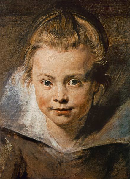 Tête d’un enfant (Clara-Serena Rubens) autour de 1616 – Peter Paul Rubens Peter Paul Rubens