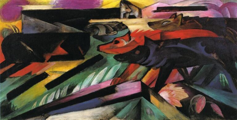 Les Loups (Guerre des Balkans) – Franz Marc Franz Marc