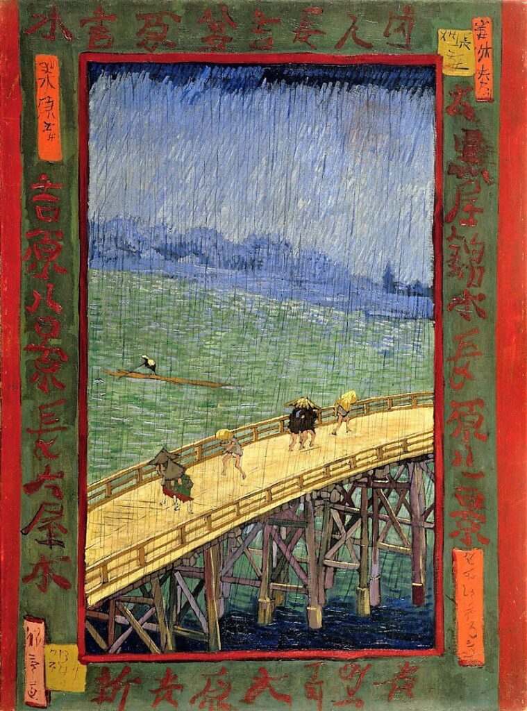 Pont sous la pluie – Van Gogh Vincent Van Gogh