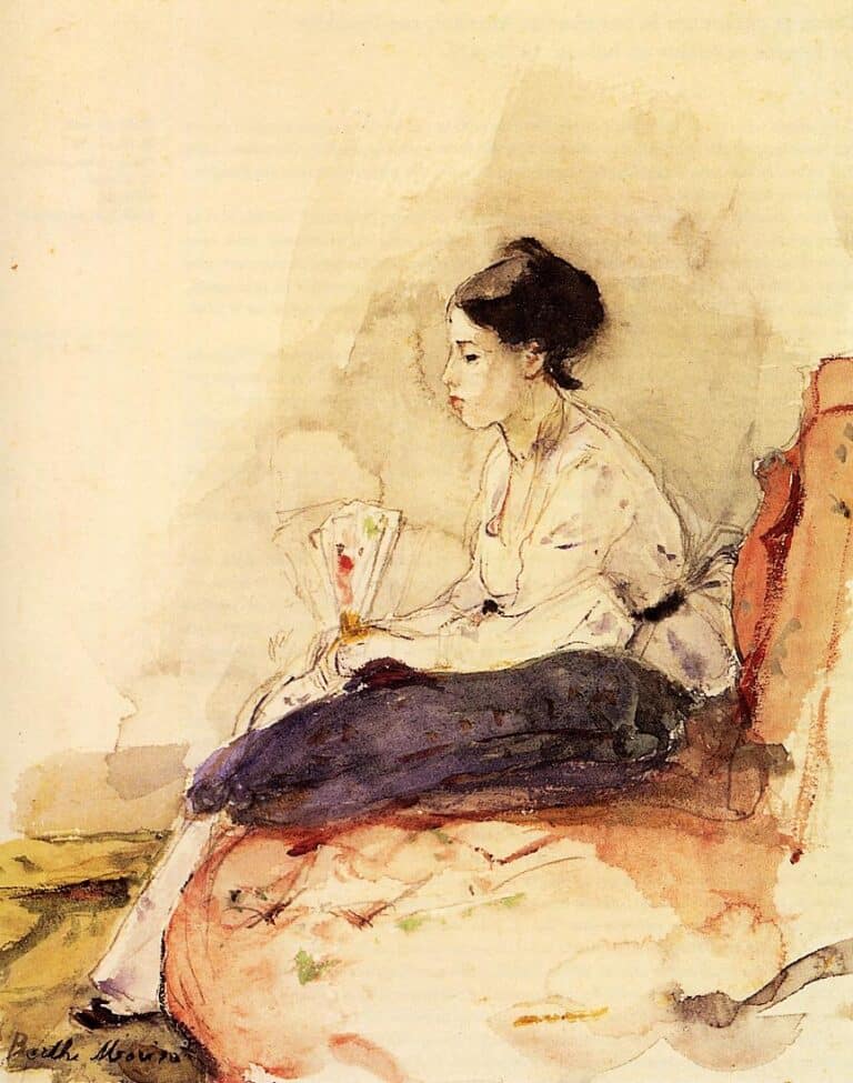 On the Sofa – Berthe Morisot Berthe Morisot