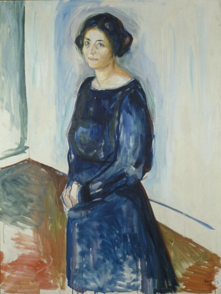 La dame en bleu – Edvard Munch Edvard Munch