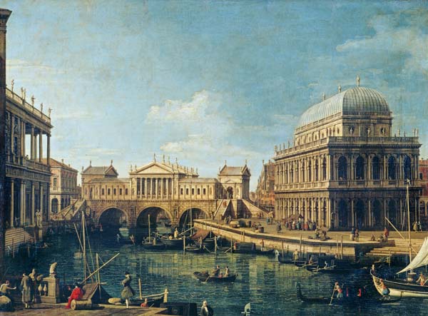 Capriccio : une conception palladienne pour le pont du Rialto  – Giovanni Antonio Canal Giovanni Antonio Canal