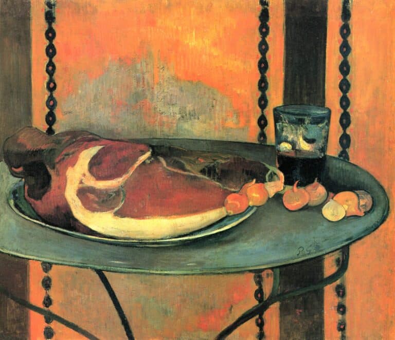 Nature morte avec des jambons – Paul Gauguin Paul Gauguin