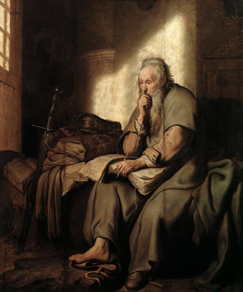 Paul dans la prison – Rembrandt van Rijn Rembrandt van Rijn