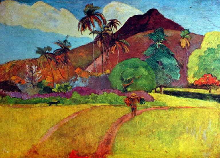 Montagnes tahitiennes – Paul Gauguin Paul Gauguin