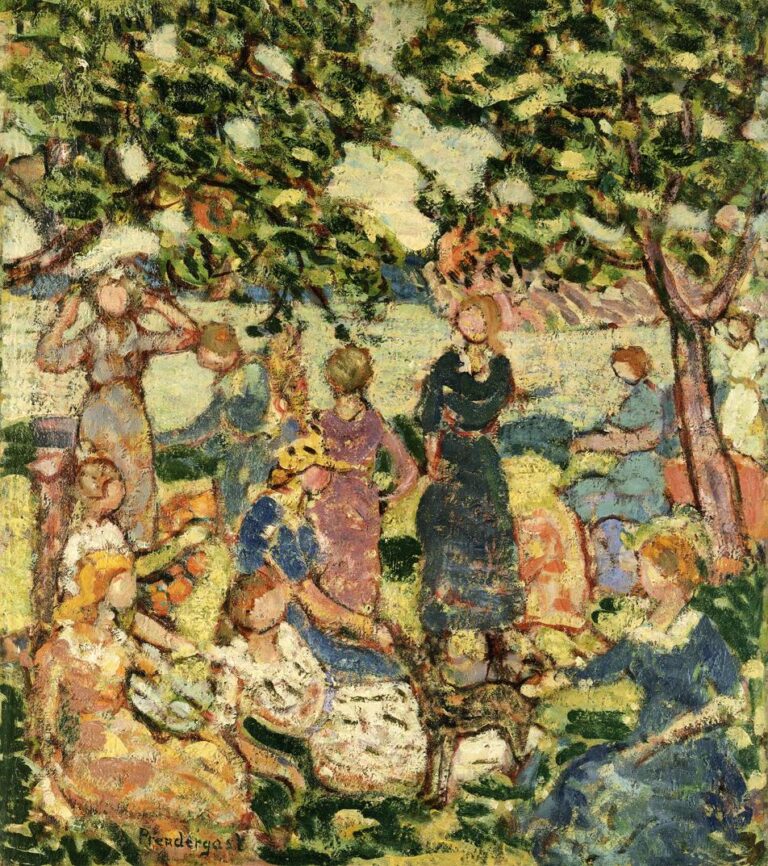 Picnic by the Inlet – Maurice Prendergast Maurice Prendergast