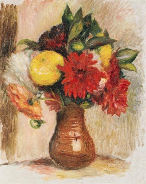 Bouquet de fleurs dans une cruche – Pierre-Auguste Renoir Pierre-Auguste Renoir