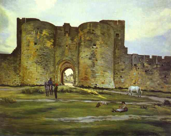 Port de la Reine à Aigues-Mortes – Frédéric Bazille Frédéric Bazille