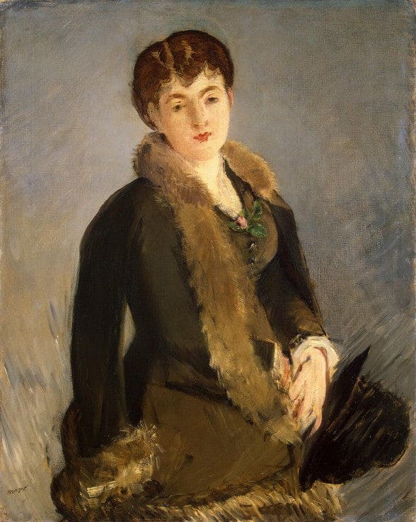 Portrait de Mademoiselle Isabelle Lemonnier – Edouard Manet Édouard Manet