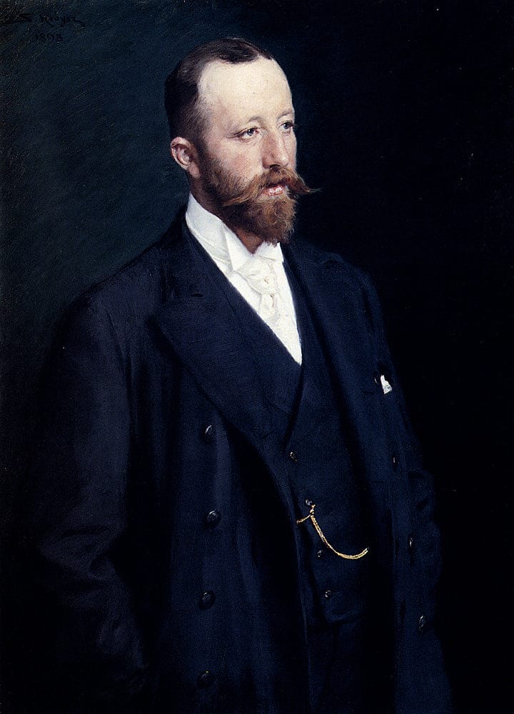 Portrait d’un gentleman – Peder Severin Kroyer Peder Severin Krøyer