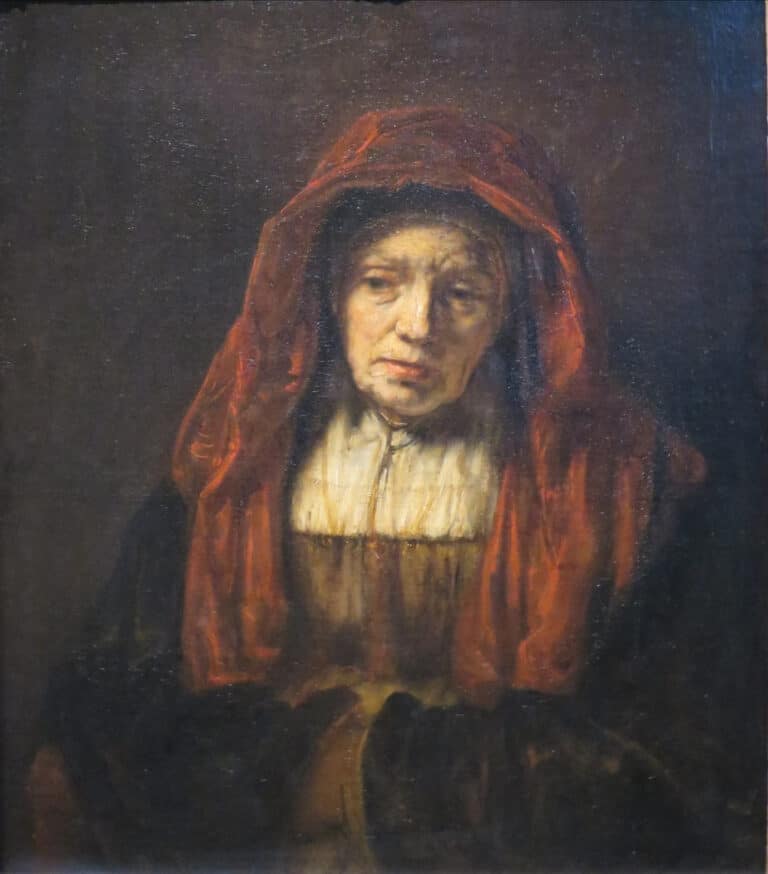 Portrait d’une vieille femme – Rembrandt van Rijn Rembrandt van Rijn