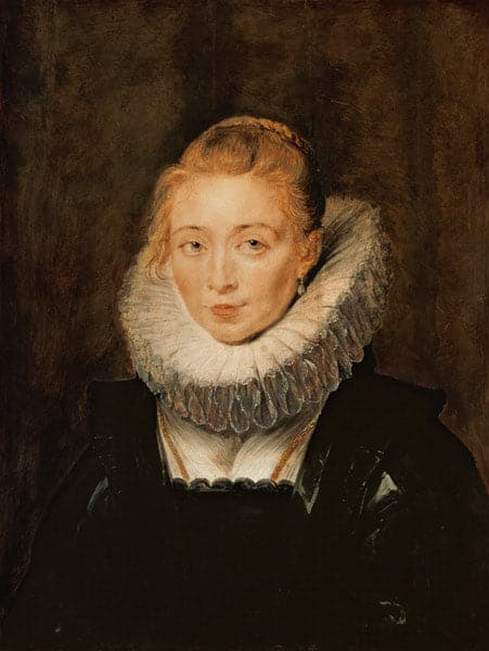 Portrait de la demoiselle d’honneur de l’infante Isabella – Peter Paul Rubens Peter Paul Rubens