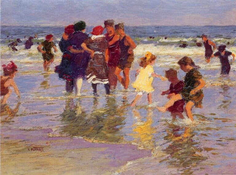 A July Day – Edward Henry Potthast Edward Henry Potthast