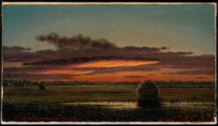 Coucher de soleil sur les marais – Martin Johnson Heade Martin Johnson Heade