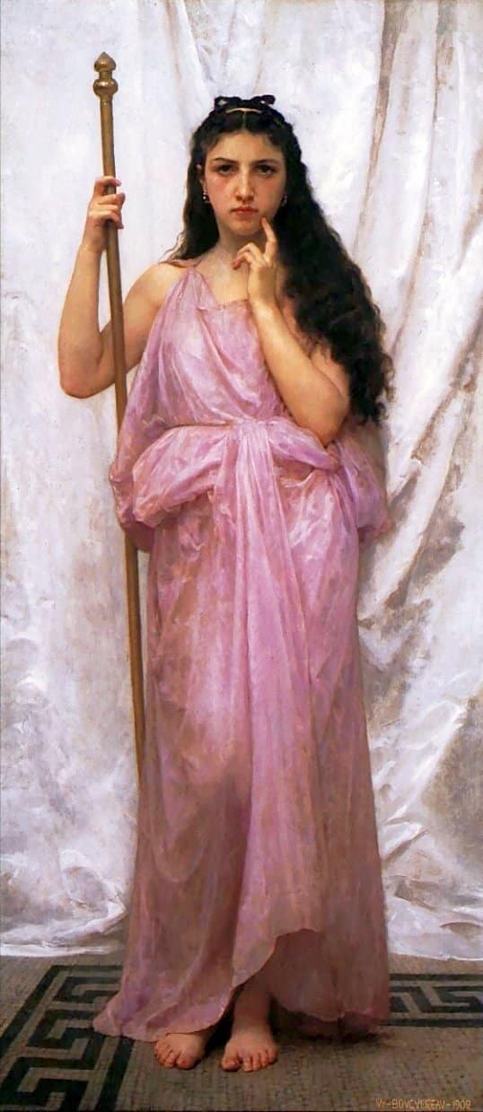 Jeune prêtresse – William Bouguereau William Bouguereau