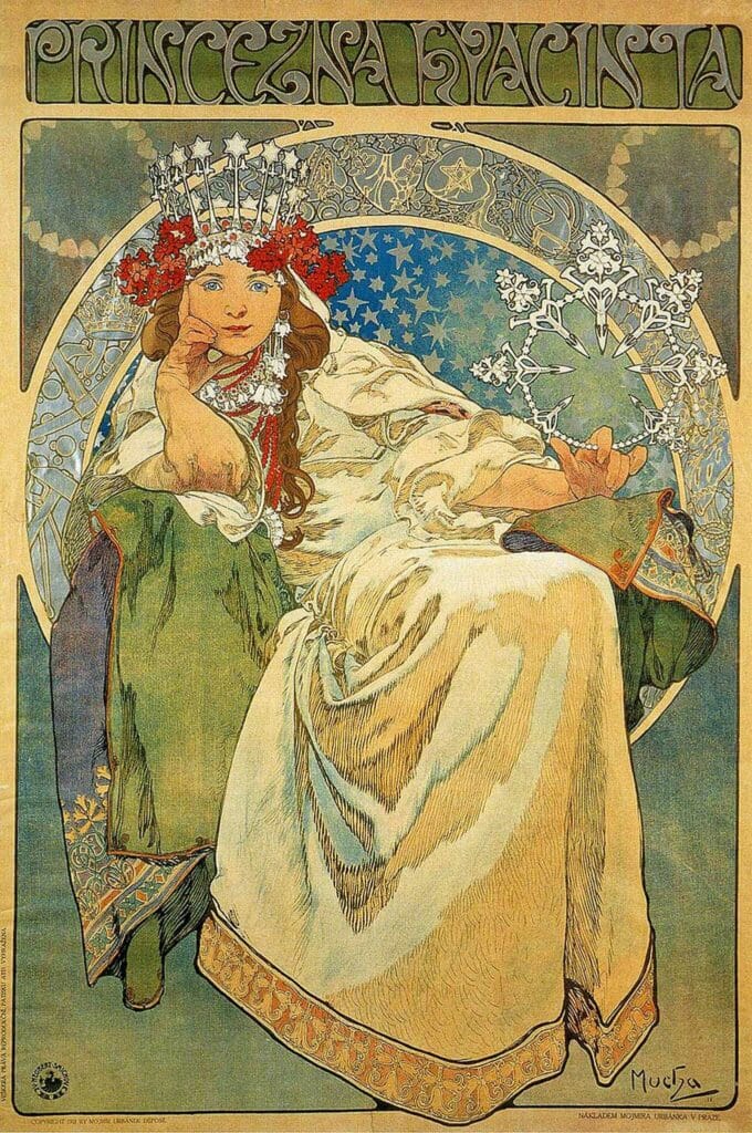 Princesse hyacinthe – Mucha Alphonse Mucha