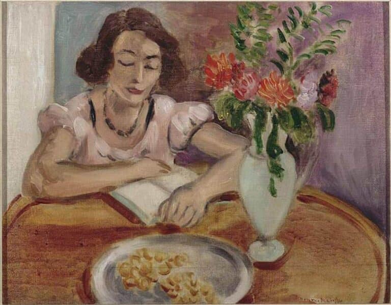 Femme lisant 1922 – Matisse Henri Matisse